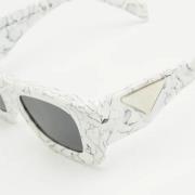 Pre-owned Acetate sunglasses Prada Vintage , White , Dames