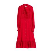 Elegante Jurken Collectie Valentino Garavani , Red , Dames