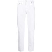 Witte Stijlvolle Broek Dondup , White , Heren