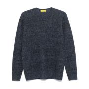 MultiColour Lambswool Crew Neck Sweater Drumohr , Multicolor , Heren