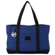 Pre-owned Canvas shoulder-bags Michael Kors Pre-owned , Blue , Dames