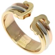 Pre-owned Fabric rings Cartier Vintage , Yellow , Dames