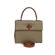 Pre-owned Canvas handbags Celine Vintage , Beige , Dames