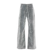 Fluweel Effect Grijze Jeans voor Mannen Casablanca , Gray , Heren