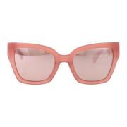 Stijlvolle zonnebril Mos161/S Moschino , Pink , Dames