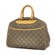 Pre-owned Canvas handbags Louis Vuitton Vintage , Brown , Dames