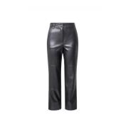 Zwarte Struisvogel Broek Max Mara , Black , Dames