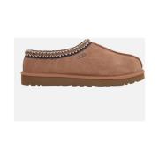 Bruine Suède Geborduurde Instappers UGG , Brown , Dames