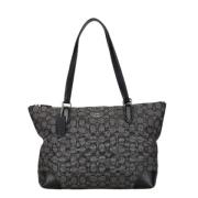 Pre-owned Canvas totes Coach Pre-owned , Black , Dames