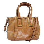 Pre-owned Leather handbags Chloé Pre-owned , Brown , Dames