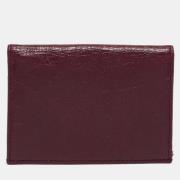 Pre-owned Leather wallets Balenciaga Vintage , Red , Dames