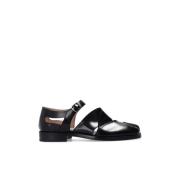 Leren schoenen met splitteen Maison Margiela , Black , Dames