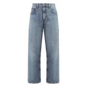 Stijlvolle Fusion Baggy Jeans Agolde , Blue , Heren