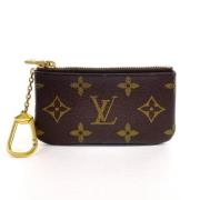 Pre-owned Canvas key-holders Louis Vuitton Vintage , Brown , Dames