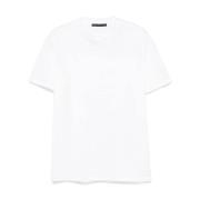 Witte T-shirts en Polos Low Brand , White , Heren