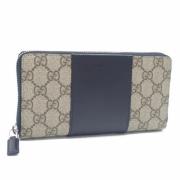 Pre-owned Canvas wallets Gucci Vintage , Beige , Dames