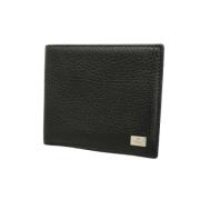 Pre-owned Leather wallets Gucci Vintage , Black , Heren