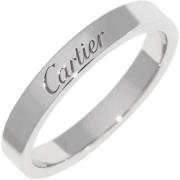 Pre-owned Metal rings Cartier Vintage , Gray , Dames