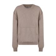 Walnoot Crewneck Sweatshirt Maison Margiela , Brown , Heren