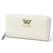 Pre-owned Leather wallets Gucci Vintage , White , Dames