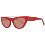 Rode Cat Eye Zonnebril Emilio Pucci , Red , Dames