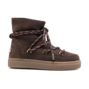 Suède Veterschoenen met Faux-Shearling Voering Coccinelle , Brown , Da...