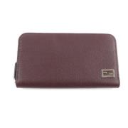 Pre-owned Leather wallets Fendi Vintage , Red , Dames