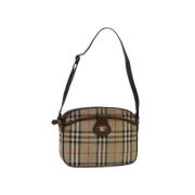 Pre-owned Canvas handbags Burberry Vintage , Black , Dames