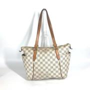 Pre-owned Fabric louis-vuitton-bags Louis Vuitton Vintage , White , Da...