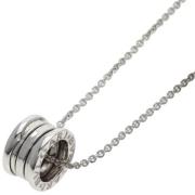 Pre-owned White Gold necklaces Bvlgari Vintage , Gray , Dames