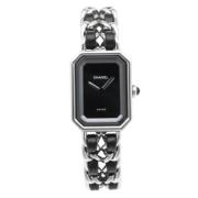 Pre-owned Glass watches Chanel Vintage , Black , Dames