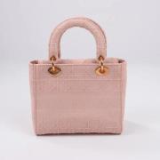 Pre-owned Canvas handbags Dior Vintage , Pink , Dames