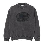 Zwarte Sweater Collectie Lacoste , Black , Heren