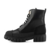 Rebel Veterschoen van Leer - Zwart / Zwart Shoe the Bear , Black , Dam...