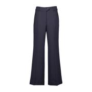 Donkerblauwe Volacc Broek 31191 Co'Couture , Blue , Dames