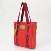 Pre-owned Canvas louis-vuitton-bags Louis Vuitton Vintage , Red , Dame...