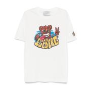 Grafische Print T-shirts met Ronde Hals Iceberg , White , Heren