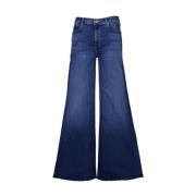 Twister Sneak Blauwe Jeans Mother , Blue , Dames