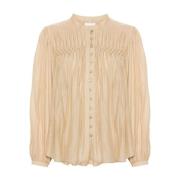 Stijlvolle Top voor Vrouwen Isabel Marant Étoile , Beige , Dames