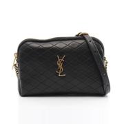 Pre-owned Leather shoulder-bags Yves Saint Laurent Vintage , Black , D...