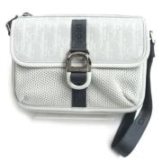 Pre-owned Canvas crossbody-bags Dior Vintage , Gray , Dames