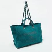 Pre-owned Leather chanel-bags Chanel Vintage , Green , Dames