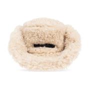 Faux fur hat Marni , Beige , Dames