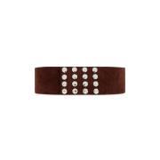 Leren riem The Attico , Brown , Dames