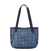 Pre-owned Canvas handbags Coach Pre-owned , Blue , Dames