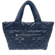 Pre-owned Canvas chanel-bags Chanel Vintage , Black , Dames