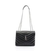 Pre-owned Leather shoulder-bags Yves Saint Laurent Vintage , Black , D...