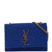 Pre-owned Canvas shoulder-bags Yves Saint Laurent Vintage , Blue , Dam...