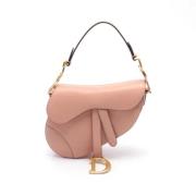 Pre-owned Leather dior-bags Dior Vintage , Pink , Dames