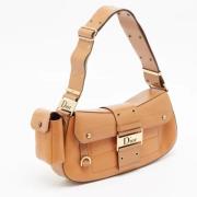 Pre-owned Leather dior-bags Dior Vintage , Brown , Dames